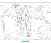 Coloriage Le dragon de Playmobil