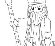 Coloriage et dessins gratuit Le pr&ecirc;tre de Playmobil à imprimer