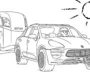 Coloriage Playmobil Voiture