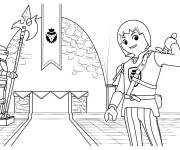 Coloriage Prince Alex Super 4 Playmobil