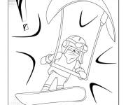 Coloriage Sport extr&ecirc;me de Playmobil