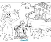 Coloriage Zoo du film Playmobil
