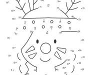 Coloriage et dessins gratuit Amerindien Damerique points &agrave; relier à imprimer