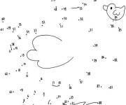 Coloriage Points &agrave; relier gratuit