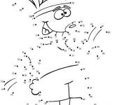Coloriage Points &agrave; relier pour composer le dessin