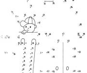 Coloriage Points &agrave; relier pour les petits