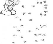Coloriage Relie les points Schtroumpfe 