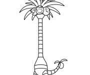 Coloriage Alola Exeggutor de Pok&eacute;mon soleil et lune