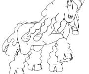 Coloriage et dessins gratuit Bourrinos de dessin anim&eacute; Pok&eacute;mon soleil et lune à imprimer