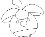 Coloriage et dessins gratuit Croquine mignon de Pok&eacute;mon soleil et lune à imprimer