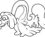 Coloriage Drampa de Pok&eacute;mon soleil et lune