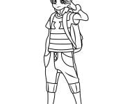 Coloriage Elio de Pok&eacute;mon soleil et lune