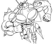 Coloriage et dessins gratuit Evolution de UB 02 de Pok&eacute;mon soleil et lune à imprimer