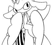 Coloriage et dessins gratuit Floramantis Pok&eacute;mon soleil et lune gratuit à imprimer