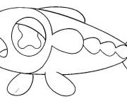 Coloriage et dessins gratuit Froussardine de Pok&eacute;mon soleil et lune &agrave; imprimer à imprimer