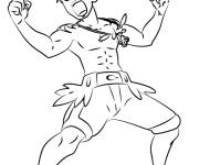 Coloriage Kiawe de Pok&eacute;mon Soleil et lune
