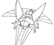 Coloriage Lucanon de Pok&eacute;mon soleil et lune