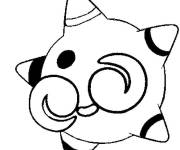 Coloriage Meteno de cartoon Pok&eacute;mon soleil et lune