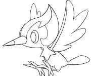 Coloriage Picassaut de dessin anim&eacute; Pok&eacute;mon soleil et lune