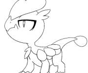 Coloriage Pok&eacute;mon soleil et lune Bebecaille