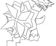 Coloriage Pok&eacute;mon soleil et lune Boumata