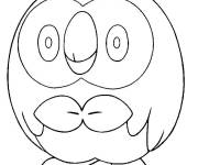Coloriage Pok&eacute;mon soleil et lune Brindibou