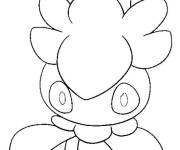 Coloriage Pok&eacute;mon soleil et lune Mimantis