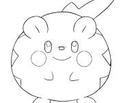 Coloriage Pok&eacute;mon soleil et lune Togedemaru