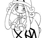 Coloriage Tokopiyon de la s&eacute;rie Pok&eacute;mon soleil et lune