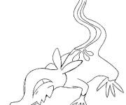 Coloriage Tritox facile  de Pok&eacute;mon soleil et lune