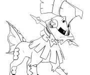 Coloriage Type O de Pok&eacute;mon soleil et lune