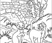 Coloriage et dessins gratuit Duchesse et Thomas à imprimer