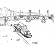 Coloriage Pont en France