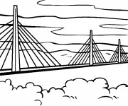 Coloriage Un Pont populaire