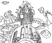 Coloriage et dessins gratuit Fujimoto de Ponyo à imprimer