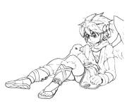 Coloriage Ponyo anime