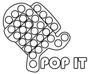 Coloriage Among us Pop it cp
