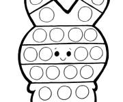 Coloriage Bunny Pop it