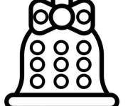 Coloriage et dessins gratuit Cloche Pop it à imprimer