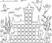 Coloriage Halloween Pop it
