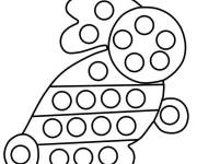 Coloriage Lapin Pop It