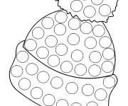 Coloriage Pop it bonnet