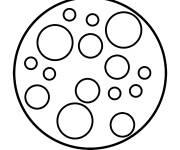 Coloriage Pop it boule de neige