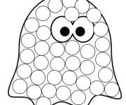 Coloriage Pop it fant&ocirc;me