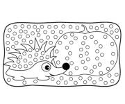 Coloriage Pop it h&eacute;risson