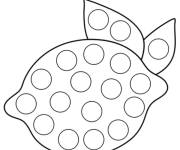Coloriage Pop it lemon