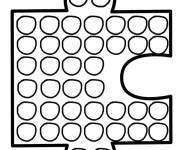 Coloriage Puzzle Pop it