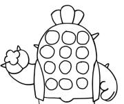 Coloriage Spike Brawl Stars Pop it