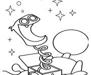Coloriage Boxy Boo Coquelicot Poppy Playtime