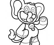 Coloriage Bubba Bubbaphant de Poppy Playtime